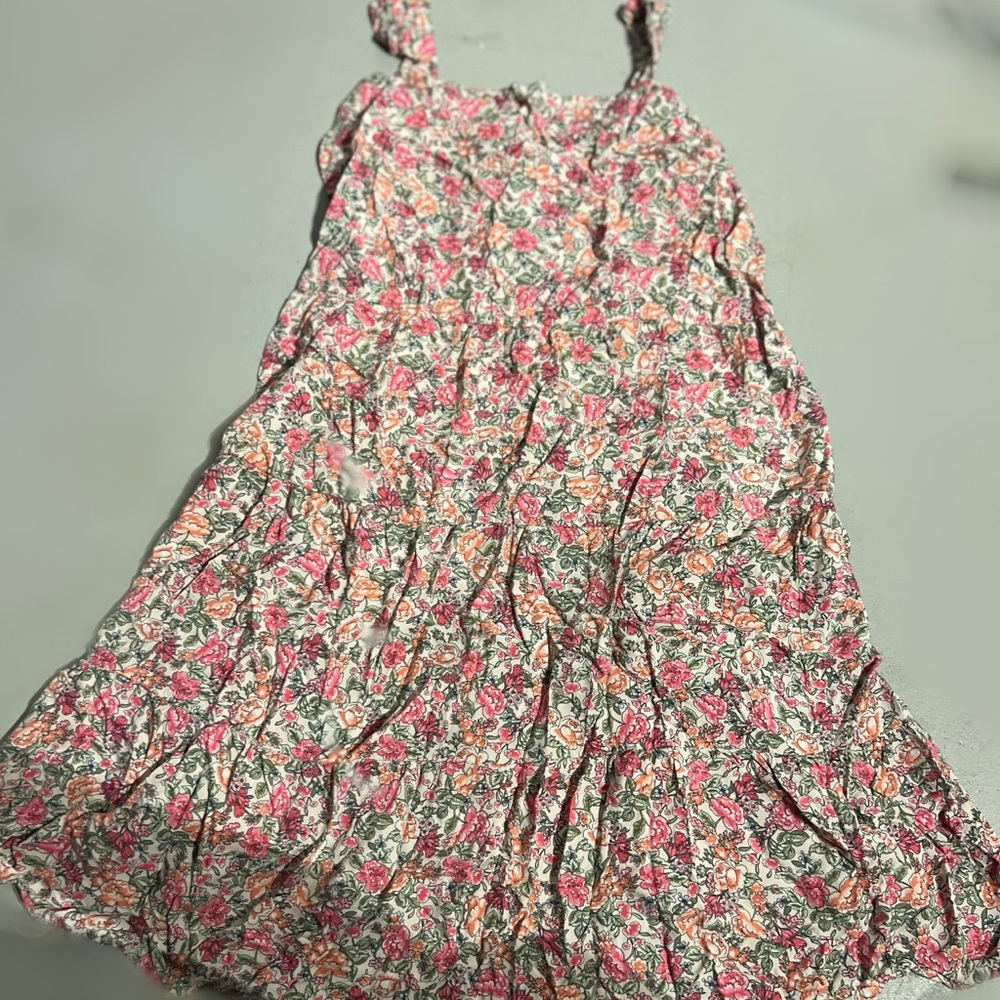 old navy pink floral dress
